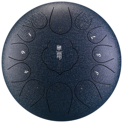 Huashu 12 Inch 13 Tone Steel Tongue Drum huedrum Yoga Meditation