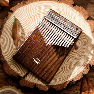 Hluru classico 17 tasti quadrati a tavola singola kalimba in legno massello pollice pianoforte strumento musicale acero acacia noce