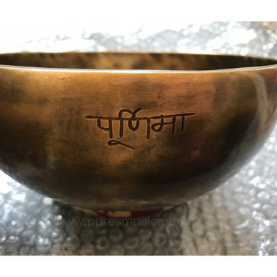10~33cm Santa Full Moon Singing Bowl Tibetan Meditation Chakra Yoga Sound Healing Bowl