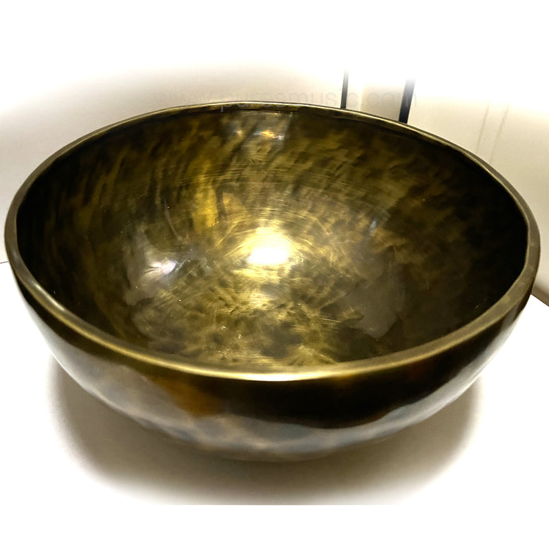 24~34cm Full Moon Singing Bowl Handmade Tibetan Meditation Sound Bowl Chakra Healing